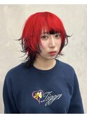 デザインカラー/セクションカラー/ウルフカット/姫カット