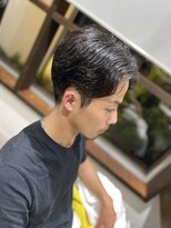 ノンヘアー(non hair)&nbsp;刈り上げセンターパート　ニュアンスパーマ