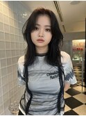 韓国　くびれ　レイヤー　ミディアム　オルチャン ワンホン