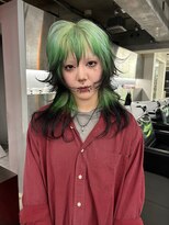 レコ 渋谷(LECO) グリーンコントラストデザインウルフ