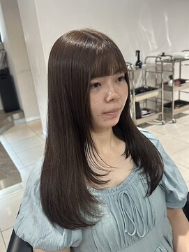 ノア(no_a) ツヤ髪ブラウン×レイヤーカット