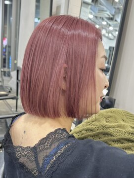 ガーデントウキョウ(GARDEN Tokyo) ピンクベージュ/ボブ/暖色カラー