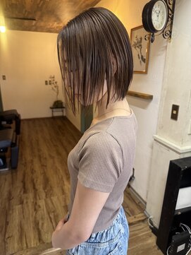 ヘアーデザインハル(hair desigin hal) ぱっつんボブ