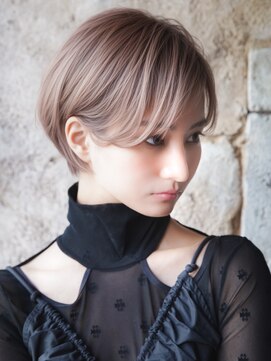 大人可愛い30代40代50代小顔◎マッシュショートボブウルフカット