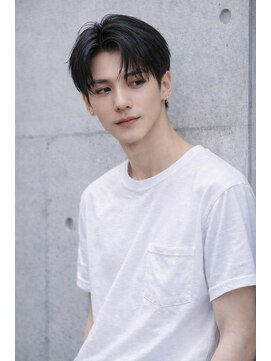 ベル 銀座並木通り店(Belle) men'shair/センターパート/ツーブロック/シャドウパーマ