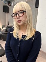 シティ(sity.)&nbsp;天神　ブリーチカラー　顔まわりレイヤー　レイヤーカット