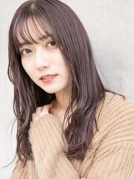 シロ(SiLO) 抜け感シアー前髪×ラベンダーカシスカラー◇