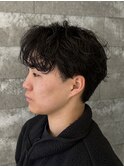 MEN’S HAIR/サーフカール/刈り上げセンターパート/伊勢崎