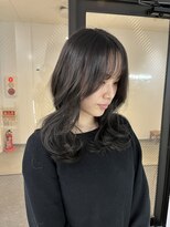 ナンバー 竪町(number+) くびれボブミニウルフ透明感シルバーアッシュグレージュカラー