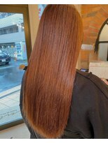 キュート Cute&nbsp;髪質改善カラー　アプリコットブラウン