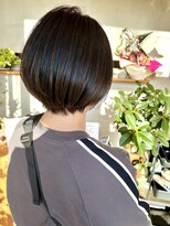 リアンインフィニティ(Lien ∞)&nbsp;質感ショート　大人ショート　丸みショート　帯山美容室　長嶺