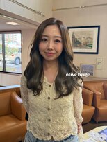 サロンドモリ *ブリーチなしオリーブベージュ*