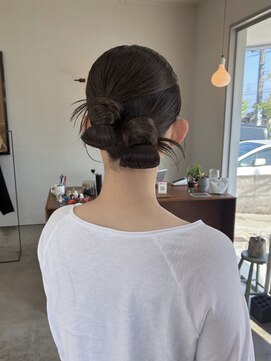 ヘアー バトン(hair vaton) ツインアレンジ