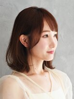 アース 焼津店(HAIR&MAKE EARTH) ナチュラルブラウン×顔周りカット