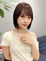ジアン バイ ミルボン NU茶屋町+(GIEN by milbon) ボブ/切りっぱなしボブ/丸くならないボブ/大人ボブ/タッセルボブ