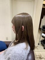 お～るうぇいず(always)&nbsp;ケアブリーチ大人可愛いミルクティーベージュグレージュ髪質改善