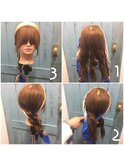 『D´na』使うのはスカーフ1枚のみ！簡単スカーフアレンジ