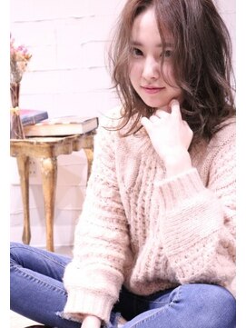 ホラン(HoLan) 【HoLan】とろみルーズカールxピンクベージュ