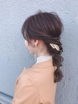 スヴァーゴ ヘアー svago hair 編みおろしアレンジ