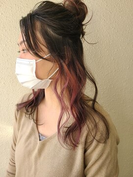 キーン 立川店(keen) 【keen×武田】インナーカラー×カシス