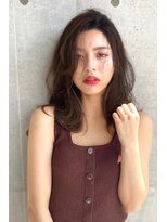 ジーナ 勝どき(Zina)&nbsp;【Zina】　かきあげ/Aラインボブ/マロンベージュ/20代 30代 40代