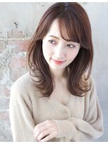 アフロート ルヴア(AFLOAT RUVUA)&nbsp;「ショコラブラウン」×【ふわっきゅっ大人くびれレイヤー】京佳