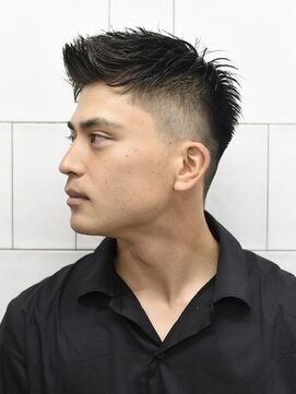 メリケンバーバーショップ コウベ(MERICAN BARBERSHOP KOBE) ナチュラルフェードアップバング