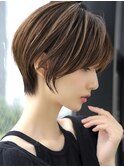 前髪あり大人ショート20代30代40代【AIN.表参道】川原大地