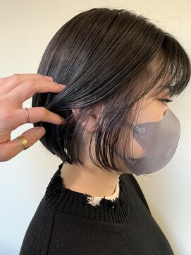 カールム(carlm) 【天神・今泉ｃａｒｌｍ/上川美幸】ミニボブ×イヤリングカラー