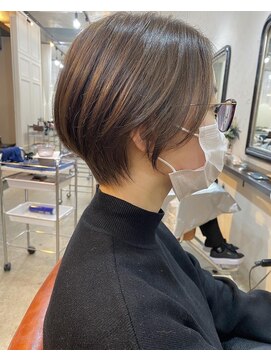 エトネ ヘアーサロン 仙台駅前(eTONe hair salon) まとまるショートボブ