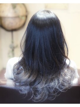 ルーチェ(Lu-ce) グラデーションカラー（シルバーアッシュグレー）