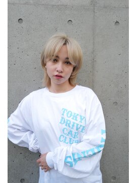 アレンヘアー 池袋店(ALLEN hair) ウルフレイヤー/ミディアムウルフ/ハイトーン