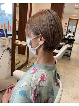 ジャスト ヘア アネックス 久里浜店(just hair ANNEX) 【just hair 京急久里浜】スタイリッシュショート/ミルクティー