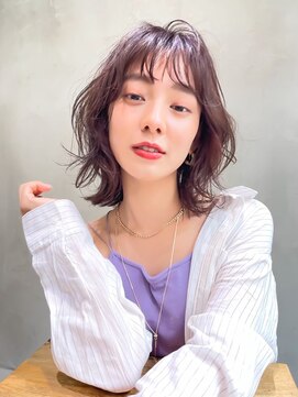 テイラー(Taylor) 【Taylor 大宮】ラベンダーブラウン×くびれミディ