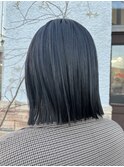 【酸性ストレートでぱつっとボブに】