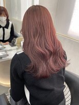 ロンド マーレ 天神大名店(Lond mare) イメチェン/チェリーブラウン/フェミニン/ダークアッシュ/束感