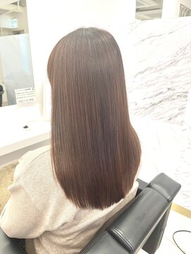 イレス 札幌駅南店(IRESU) ドレスへア/ショコラアッシュ/縮毛矯正・ストレート