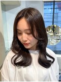 (韓国風/くびれヘア/縮毛矯正/前髪/サイドバング/小顔)