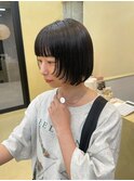 ミニボブ×顔周りカット