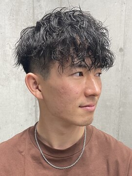 フイ 自由が丘(men's salon Hui) 刈り上げショート/スペインカール/スパイキーショート
