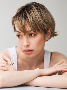 オンカラー(ON.COLOR) 大人ハイライトグレージュショート40代50代