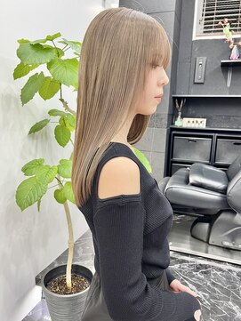 チュダック(ChuDuck) 韓国風《ミルクティー》ハイトーン/ケアブリーチ/ダブルカラー