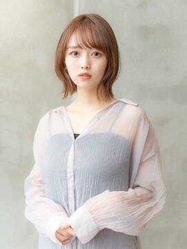 イオ 本厚木(io) 大人かわいいボブシースルーバング小顔似合わせカットイメチェン