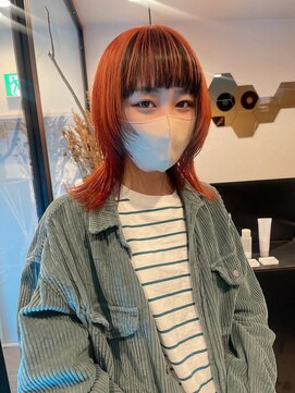 サミット ウル(SUMMIT ulu.) ウルフカット×デザインカラー