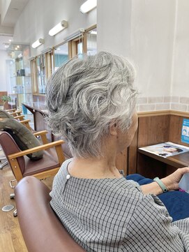 トップヘアー 中庄店(TOP HAIR fuapua) ミセスショートパーマ『Nao』