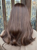2丁目3番地美容室 ハイライト×ナチュラルブラウン