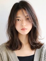 アンドレイ 表参道(andrey)&nbsp;デザインカラー/レイヤーカット/ウェットヘア/オリーブベージュ