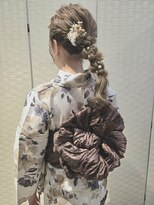 ベリッシモ(Bellissimo)&nbsp;浴衣ヘア♪たまねぎポニー♪