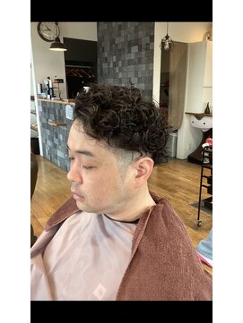 ホリミヤ(HORIMIYA) メンズパーマ　サイドパート