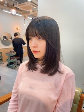 ロウバイレボ 柏(lou by revo) ミディアム/韓国風/レイヤーカット/顔回りカット/柏駅